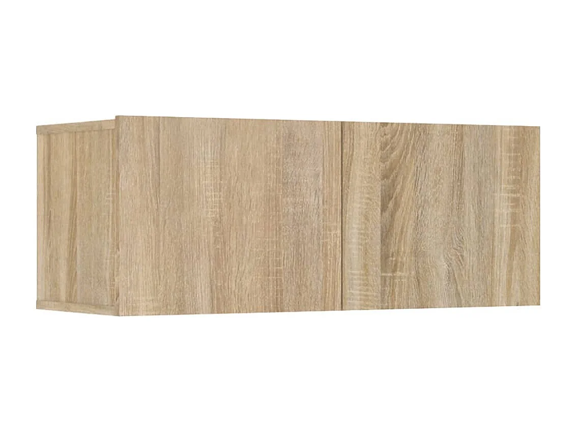 Berkfield TV Cabinets 4 pcs Sonoma Oak 80x30x30 cm Engineered Wood