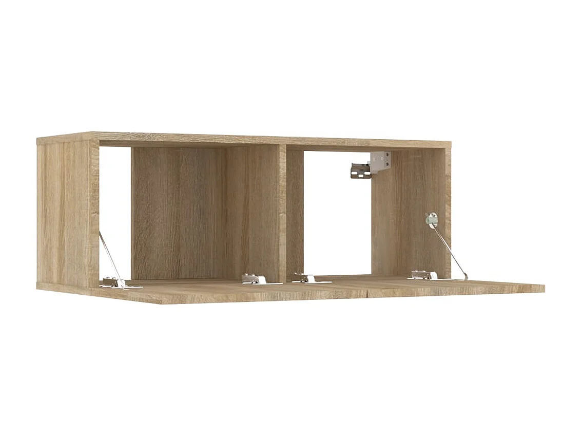 Berkfield TV Cabinets 4 pcs Sonoma Oak 80x30x30 cm Engineered Wood