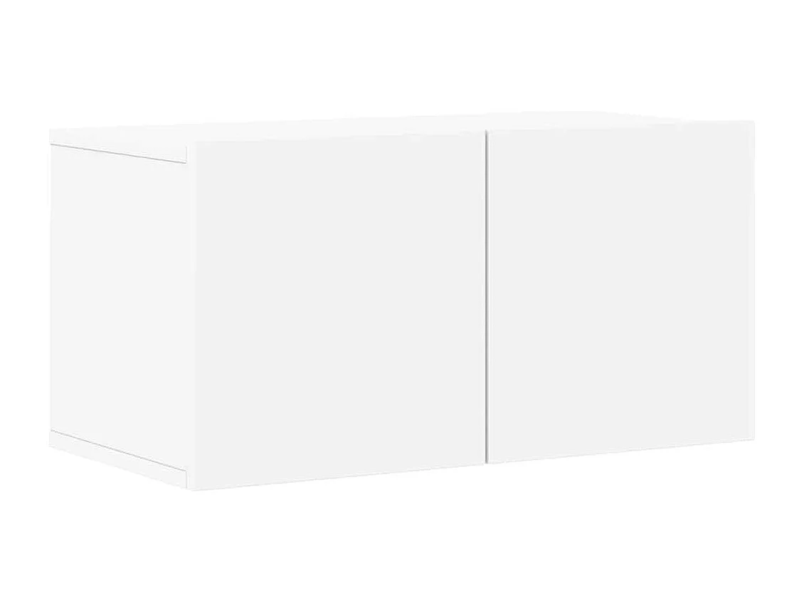 Berkfield 7 Piece TV Cabinet Set White Engineered Wood