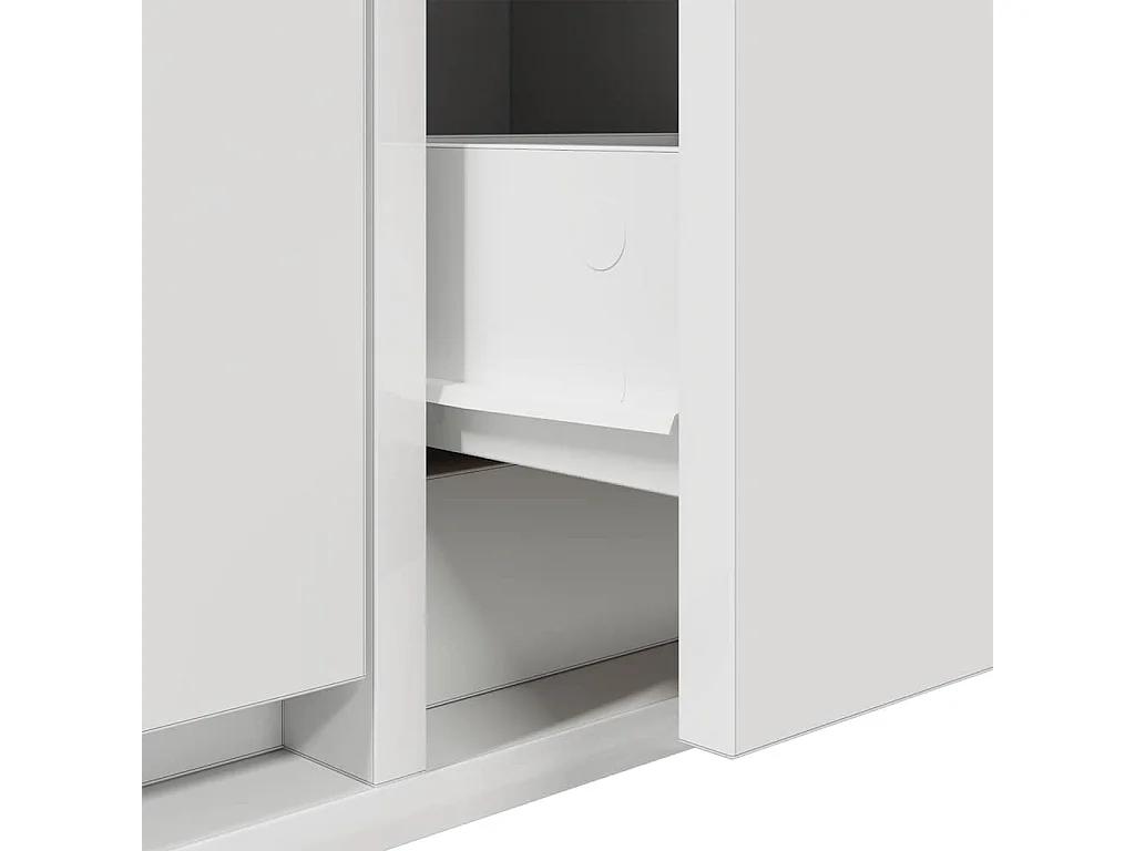 Berkfield TV Cabinet White 60x31x25.5 cm Engineered Wood