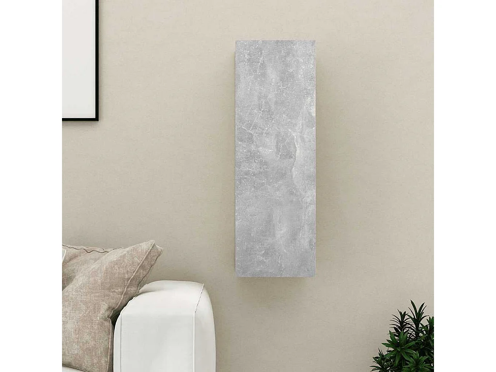 Berkfield TV Cabinet Concrete Grey 30.5x30x90 cm Engineered Wood