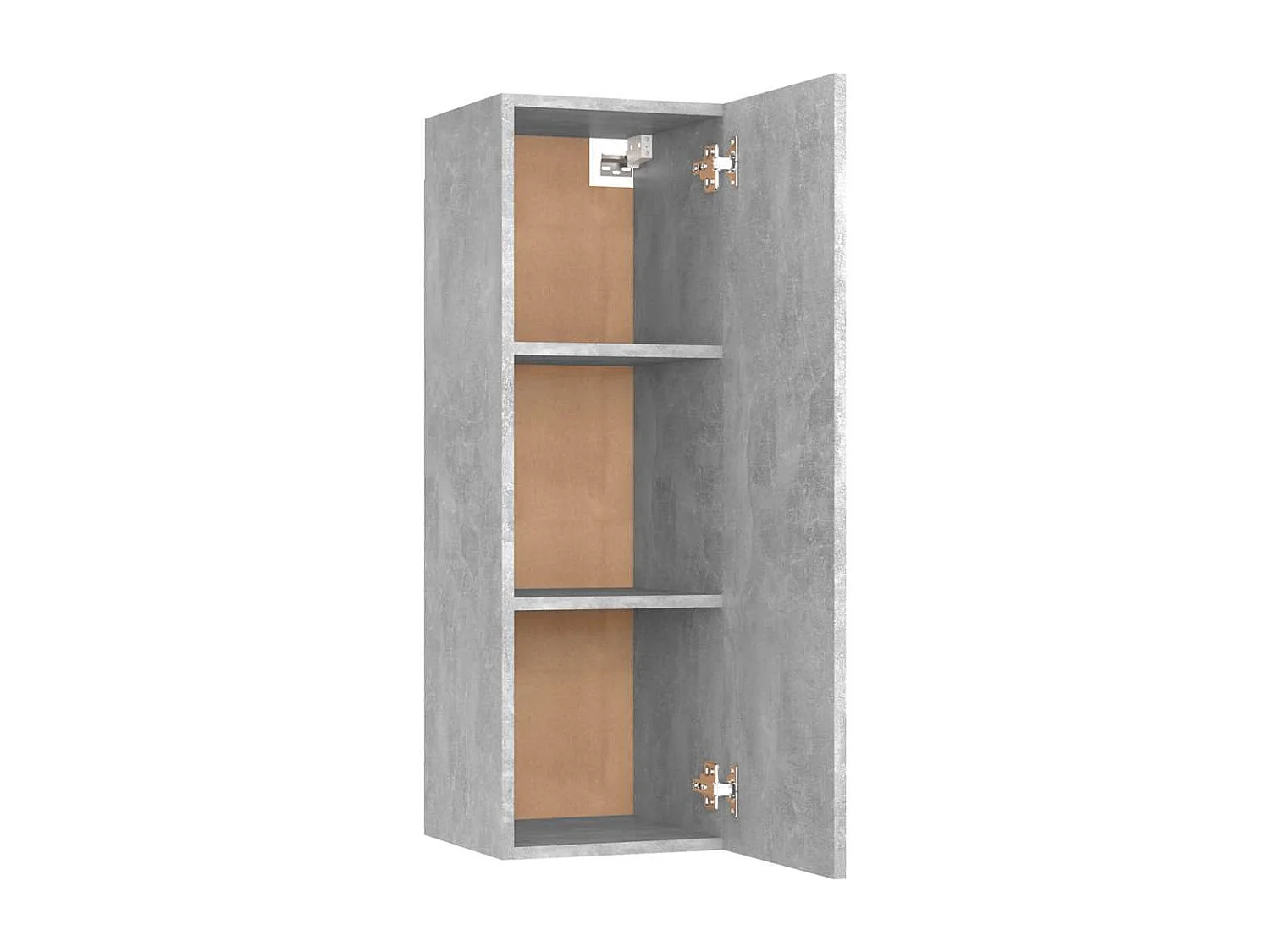Berkfield TV Cabinet Concrete Grey 30.5x30x90 cm Engineered Wood