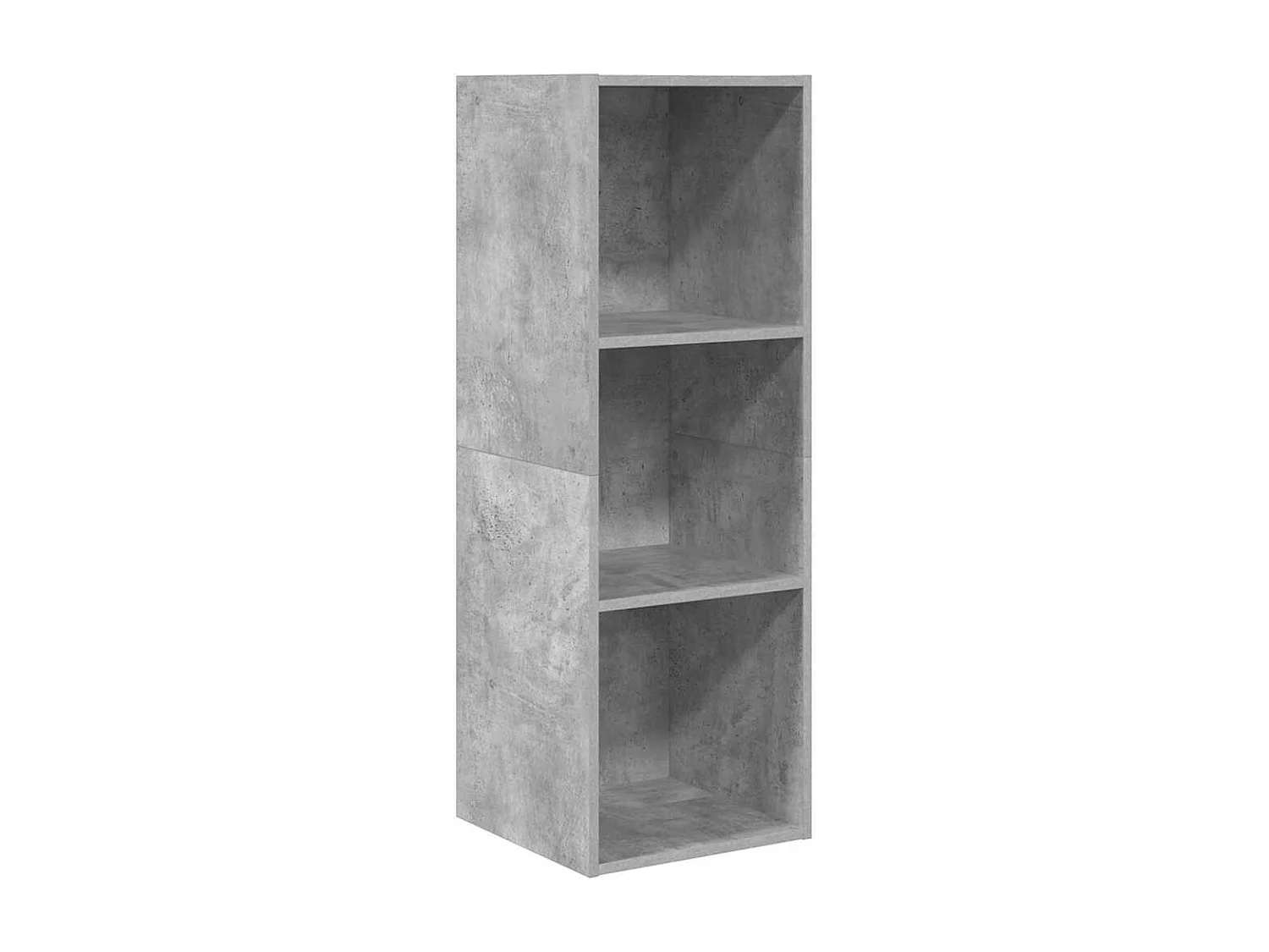 Berkfield Wall-mounted TV Cabinet Concrete Grey 37x37x107 cm Engineered Wood