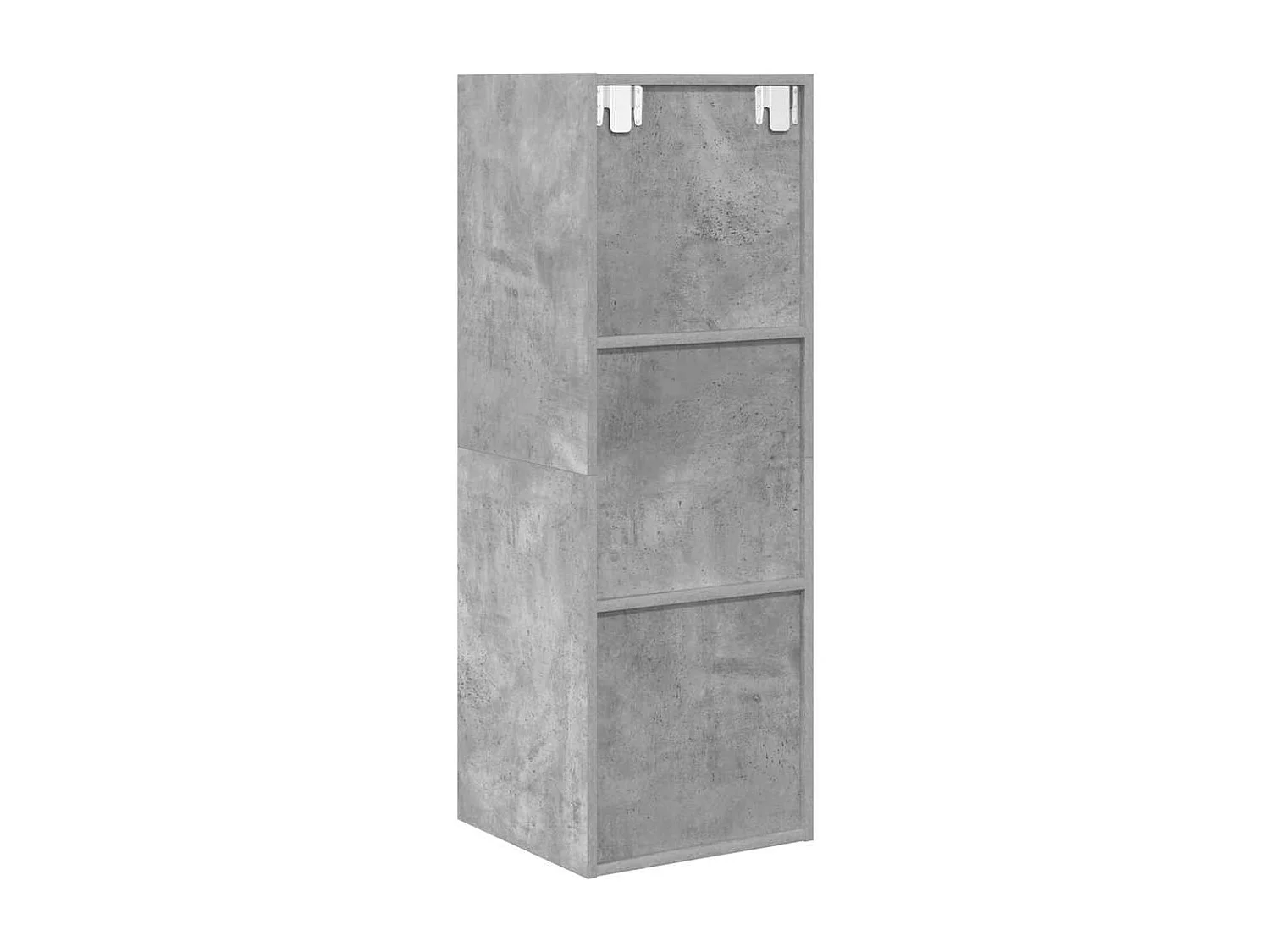 Berkfield Wall-mounted TV Cabinet Concrete Grey 37x37x107 cm Engineered Wood