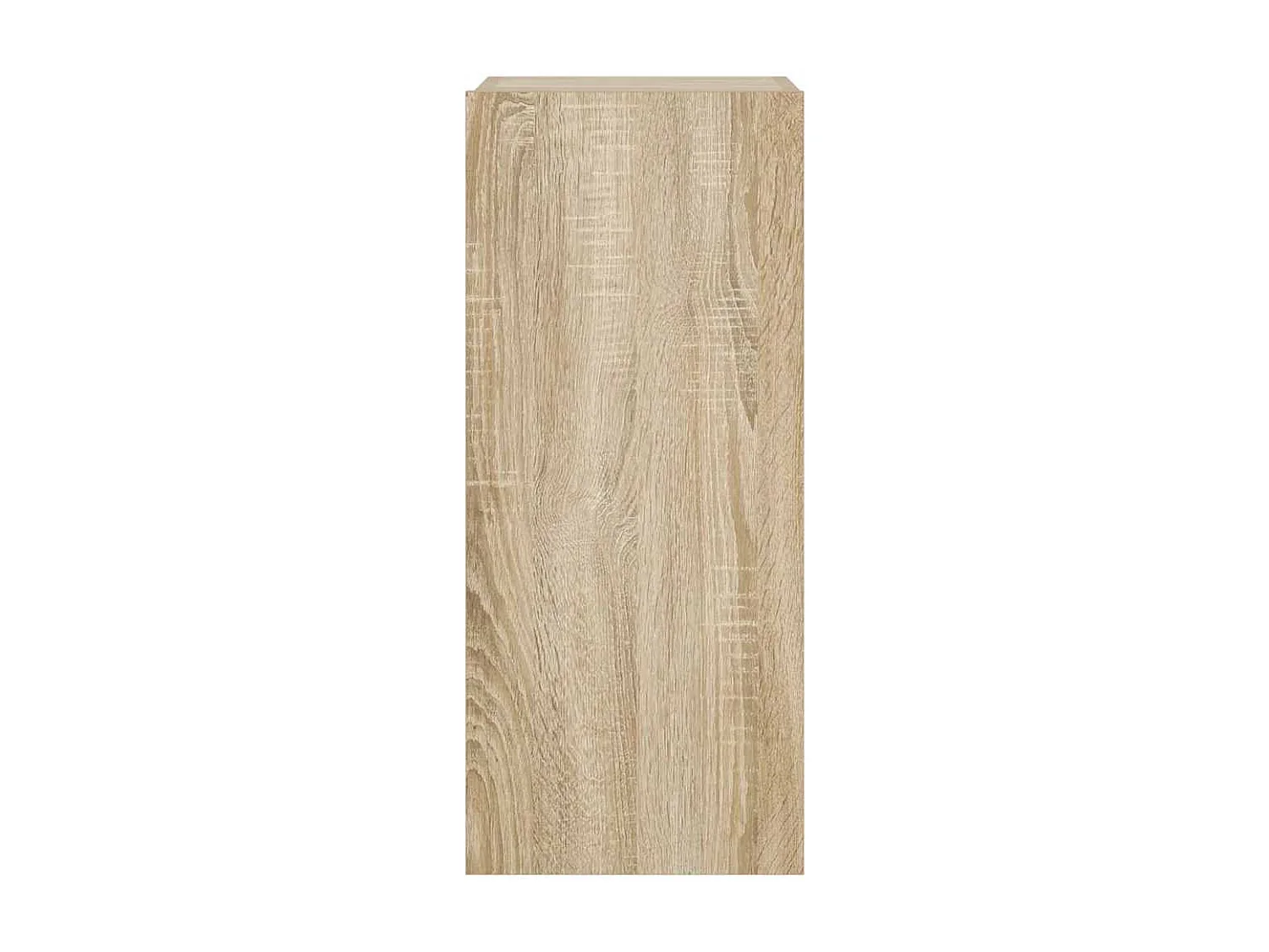 Berkfield TV Wall Cabinet with LED Lights Sonoma Oak 30.5x35x70 cm