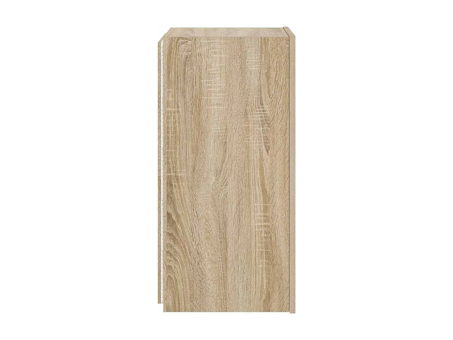 Berkfield TV Wall Cabinet with LED Lights Sonoma Oak 30.5x35x70 cm