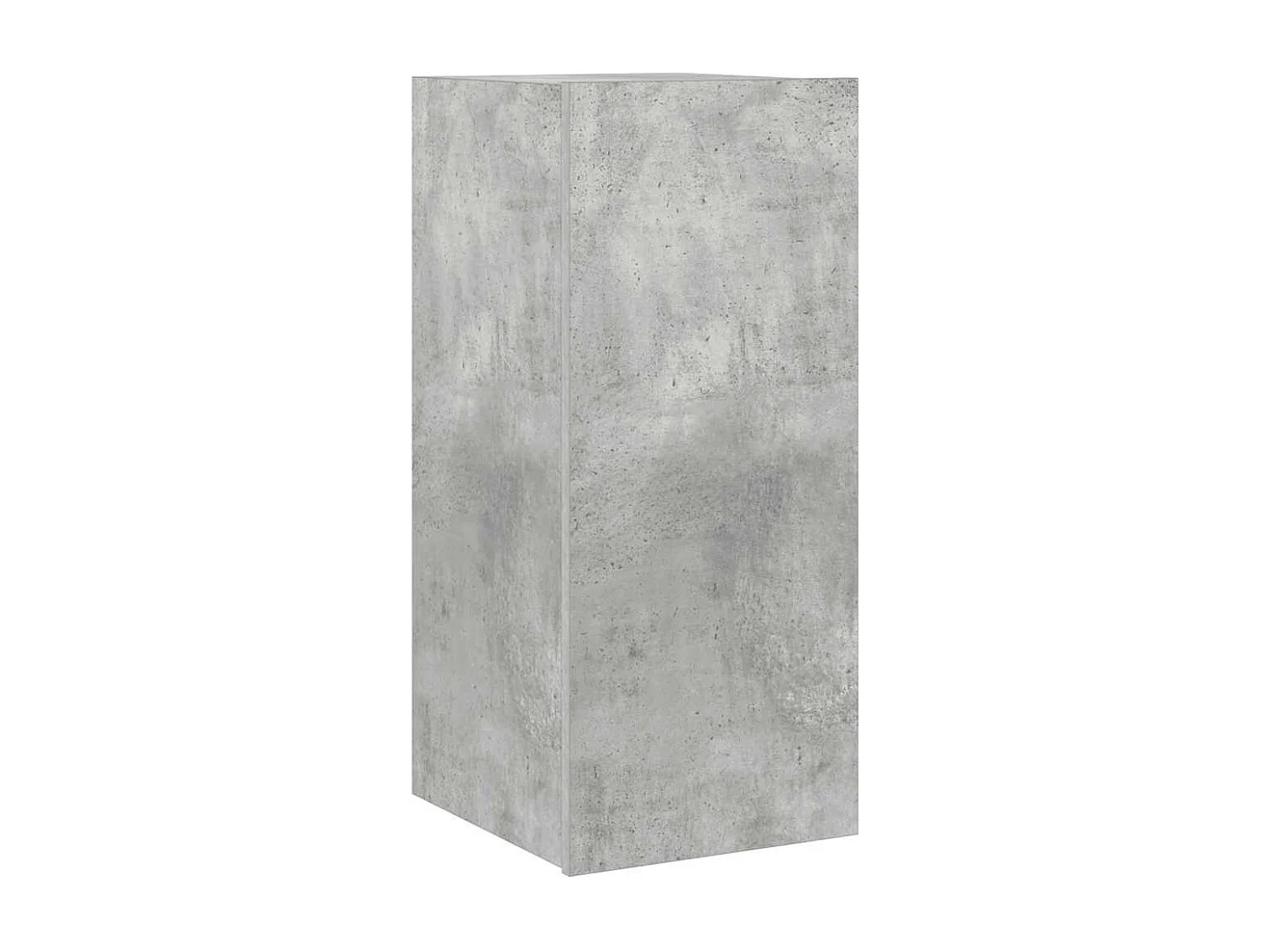 Berkfield TV Wall Cabinet with LED Lights Concrete Grey 30.5x35x70 cm