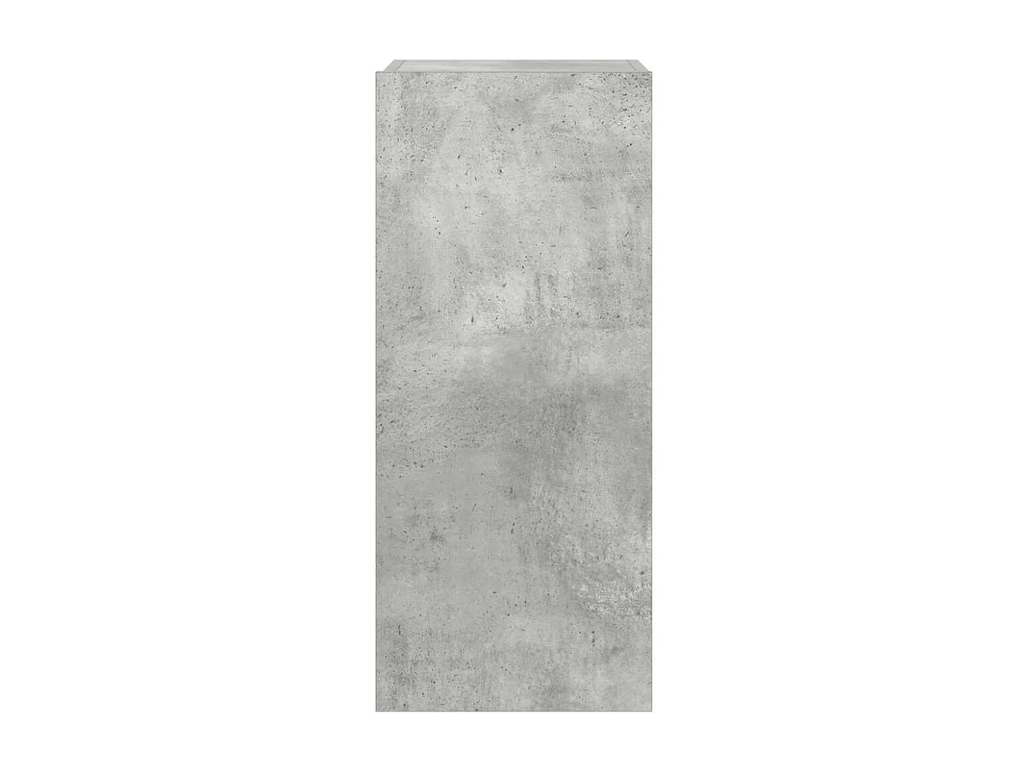 Berkfield TV Wall Cabinet with LED Lights Concrete Grey 30.5x35x70 cm