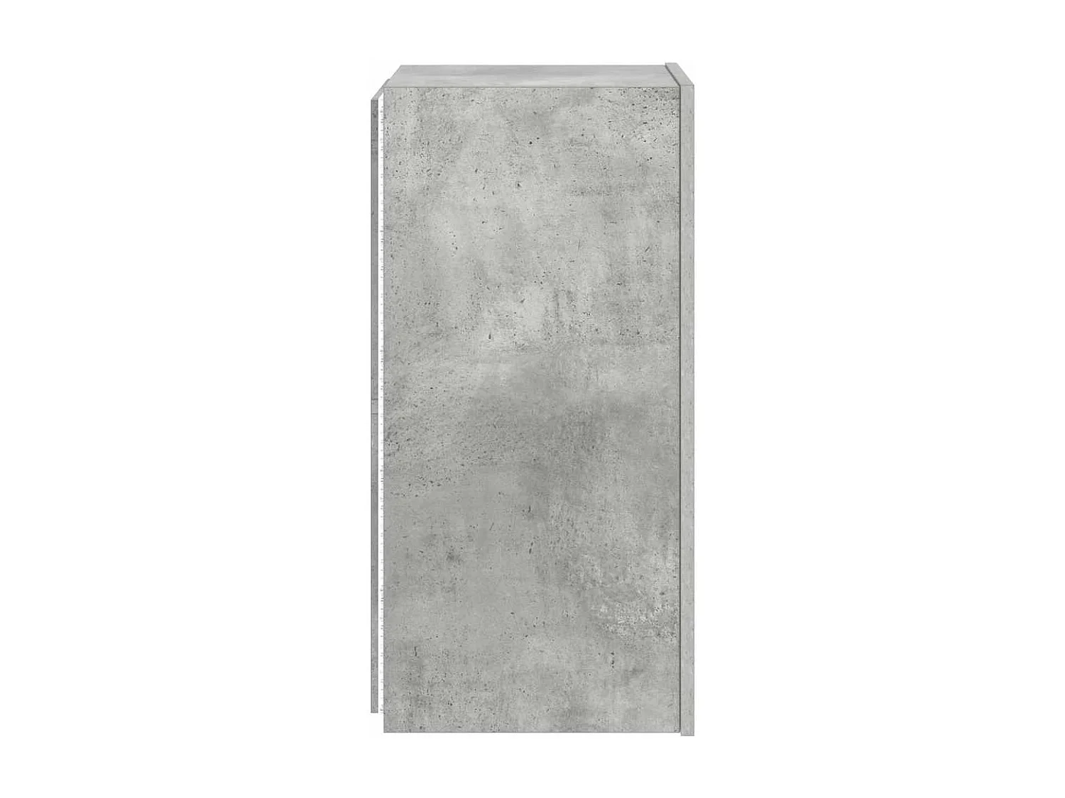 Berkfield TV Wall Cabinet with LED Lights Concrete Grey 30.5x35x70 cm