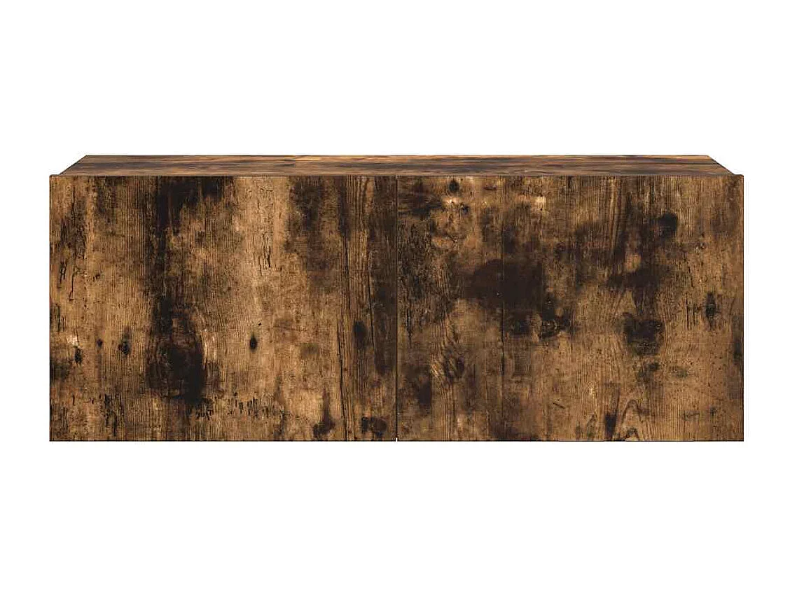 Berkfield 7 Piece TV Cabinet Set Smoked Oak Engineered Wood