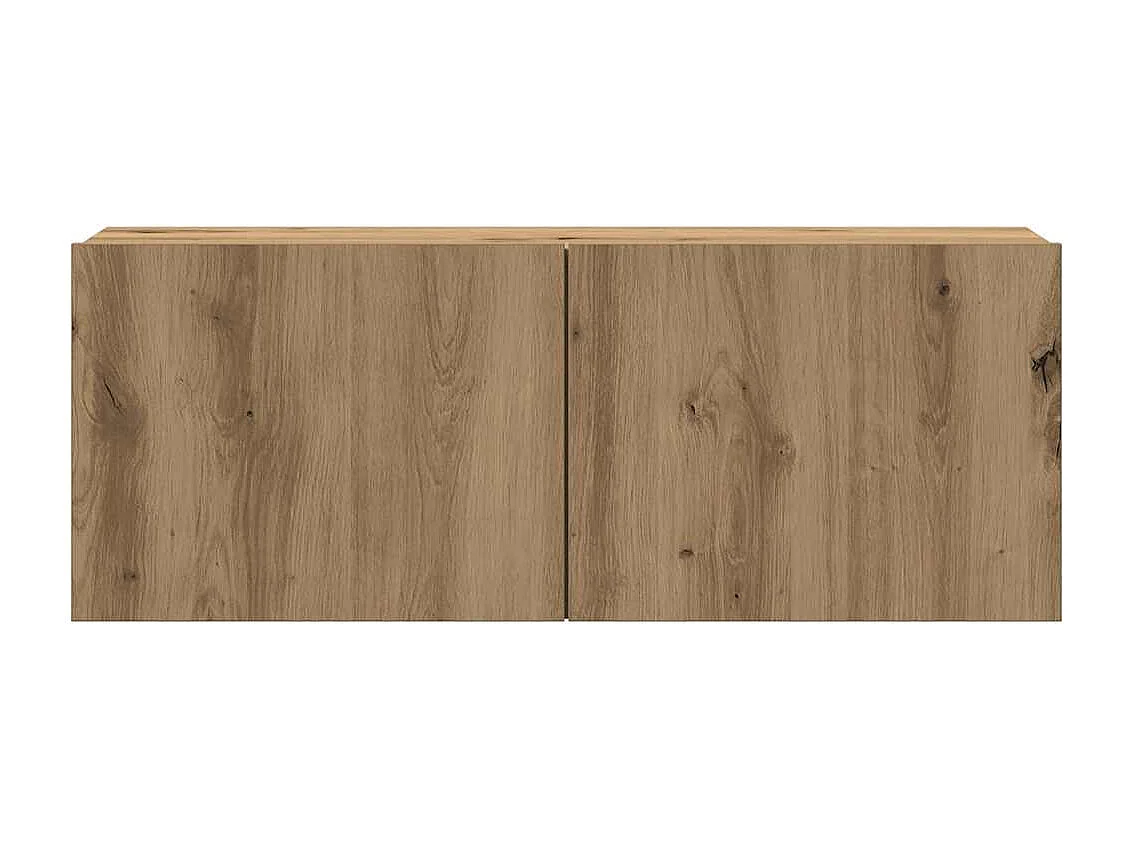 Berkfield 5 Piece TV Cabinet Set Wall-mounted Artisan Oak Engineered Wood
