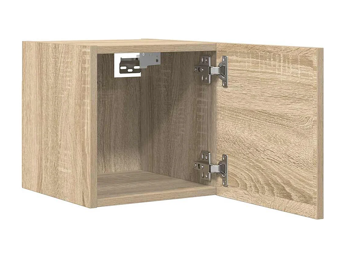Berkfield Wall Mounted TV Cabinets 4 pcs Sonoma Oak 30.5x30x30 cm