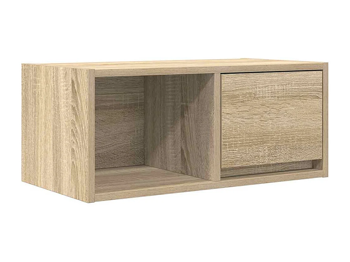 Berkfield TV Cabinet Sonoma Oak 60x31x25.5 cm Engineered Wood