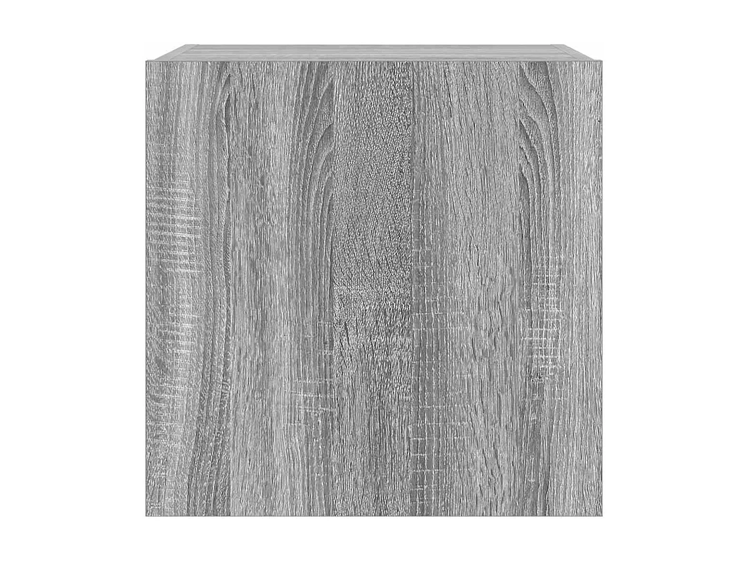 Berkfield TV Wall Cabinet with LED Lights Grey Sonoma 40.5x35x40 cm