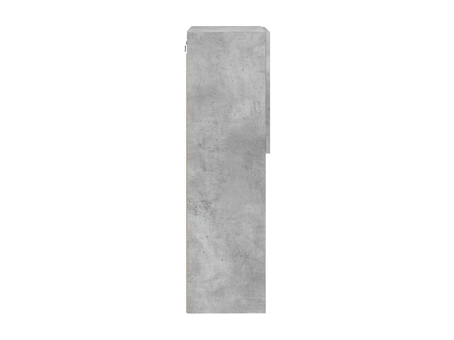 Berkfield TV Cabinet with LED Lights Concrete Grey 40.5x30x102 cm