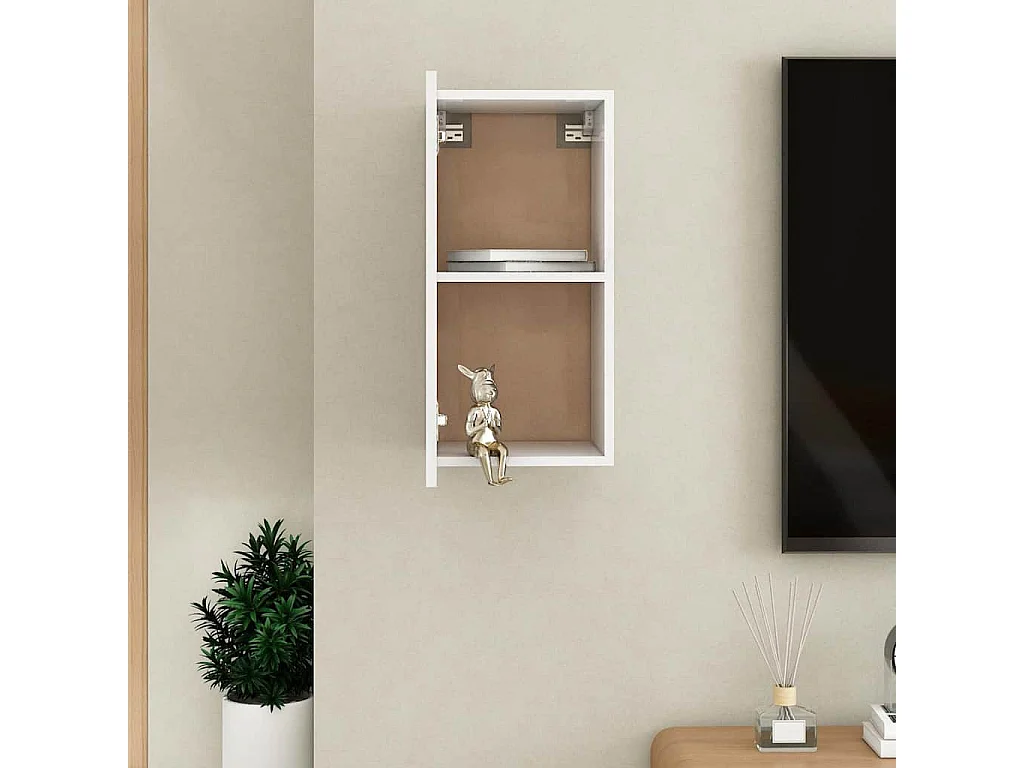 Berkfield TV Cabinet White 30.5x30x60 cm Engineered Wood
