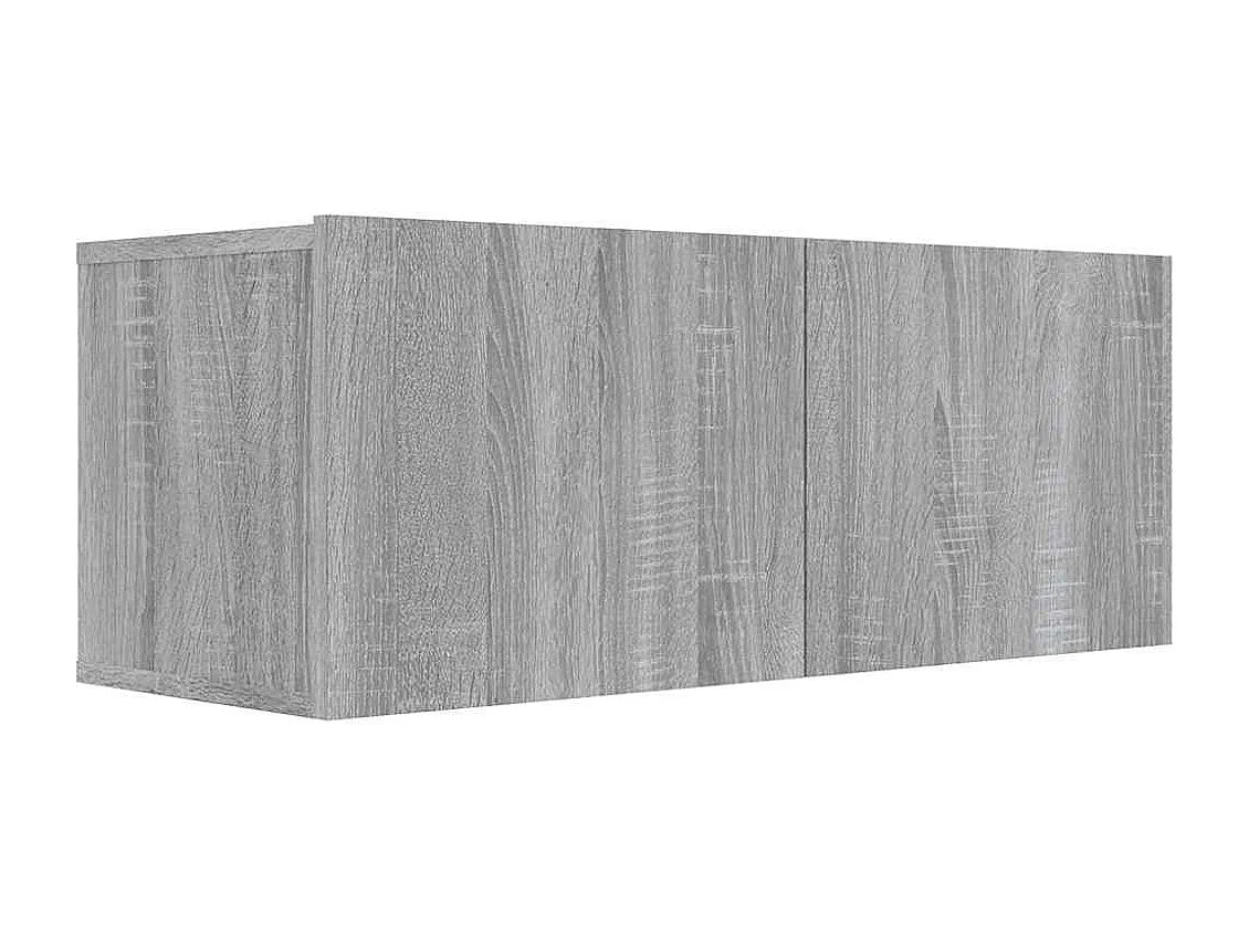 Berkfield TV Cabinet Grey Sonoma 80x30x30 cm Engineered Wood