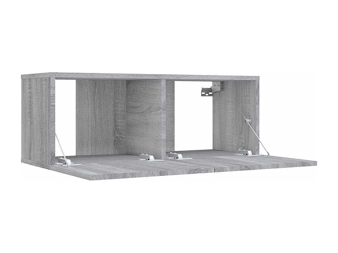 Berkfield TV Cabinet Grey Sonoma 80x30x30 cm Engineered Wood