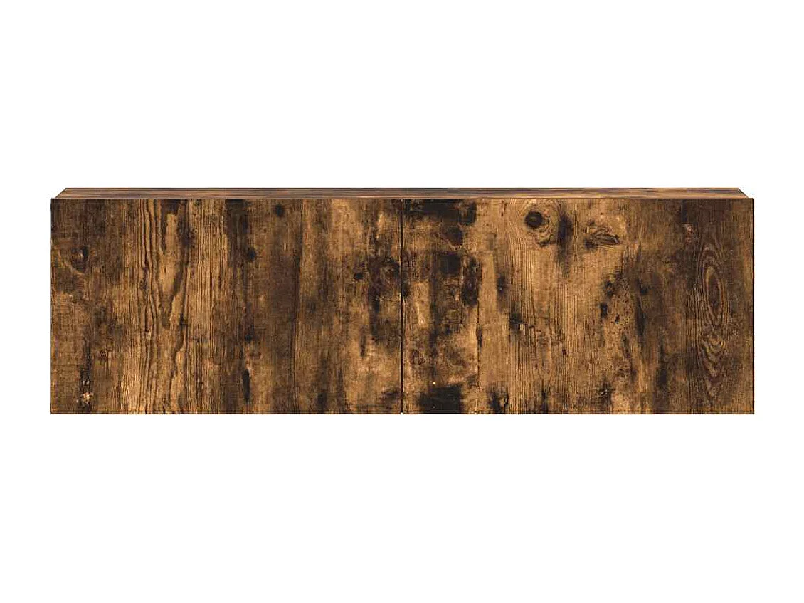Berkfield 3 Piece TV Cabinet Set Smoked Oak Engineered Wood