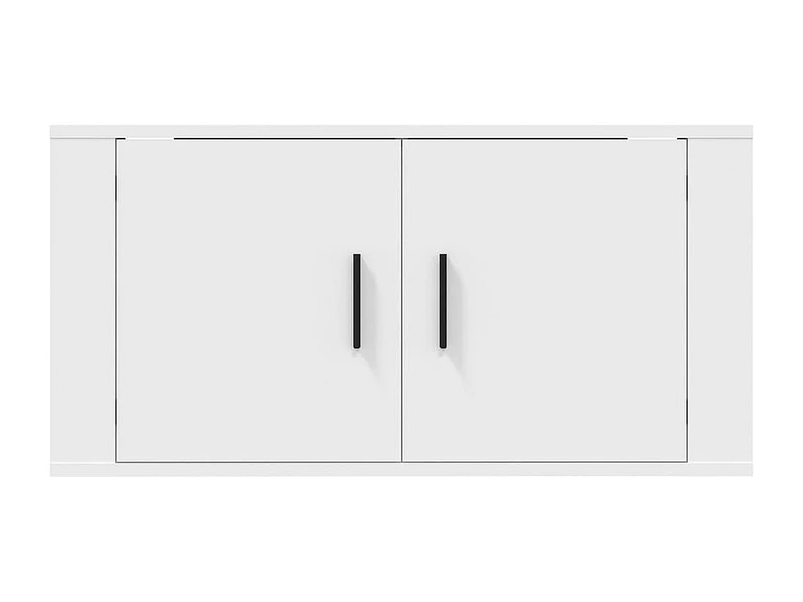Berkfield Wall Mounted TV Cabinet White 80x34.5x40 cm