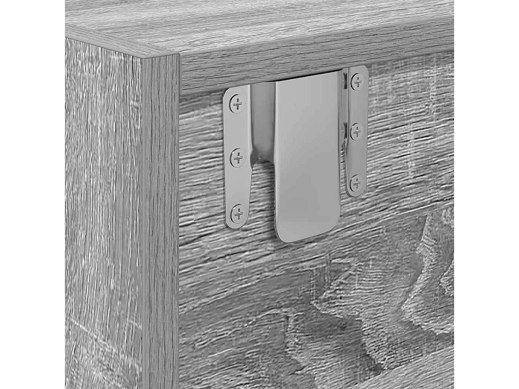 Berkfield TV Cabinet Grey Sonoma 60x31x25.5 cm Engineered Wood