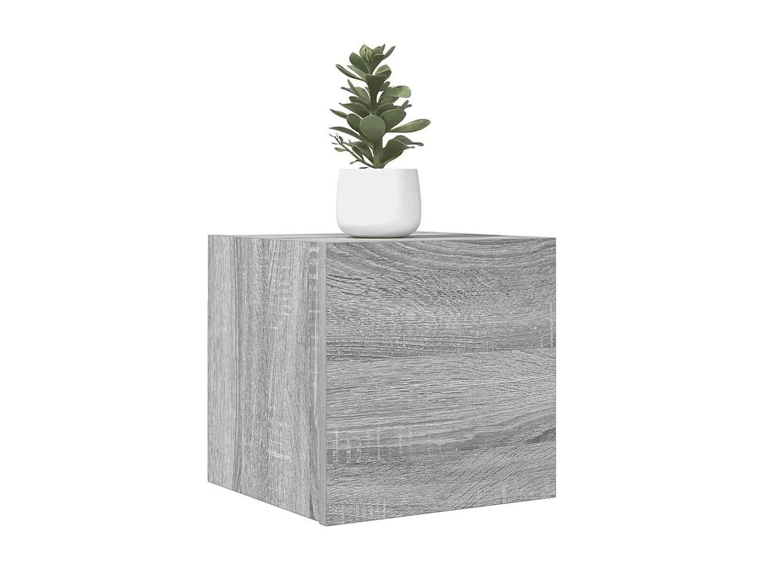 Berkfield Wall Mounted TV Cabinet Grey Sonoma 30.5x30x30 cm
