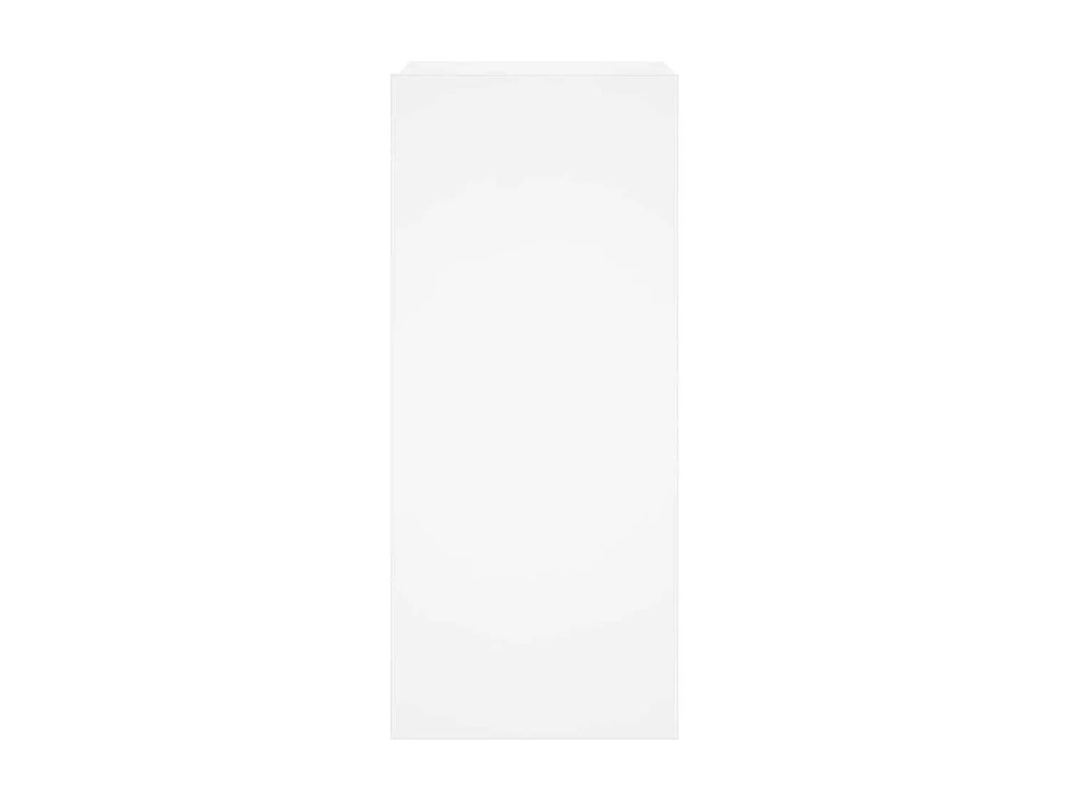 Berkfield TV Wall Cabinet with LED Lights White 30.5x35x70 cm