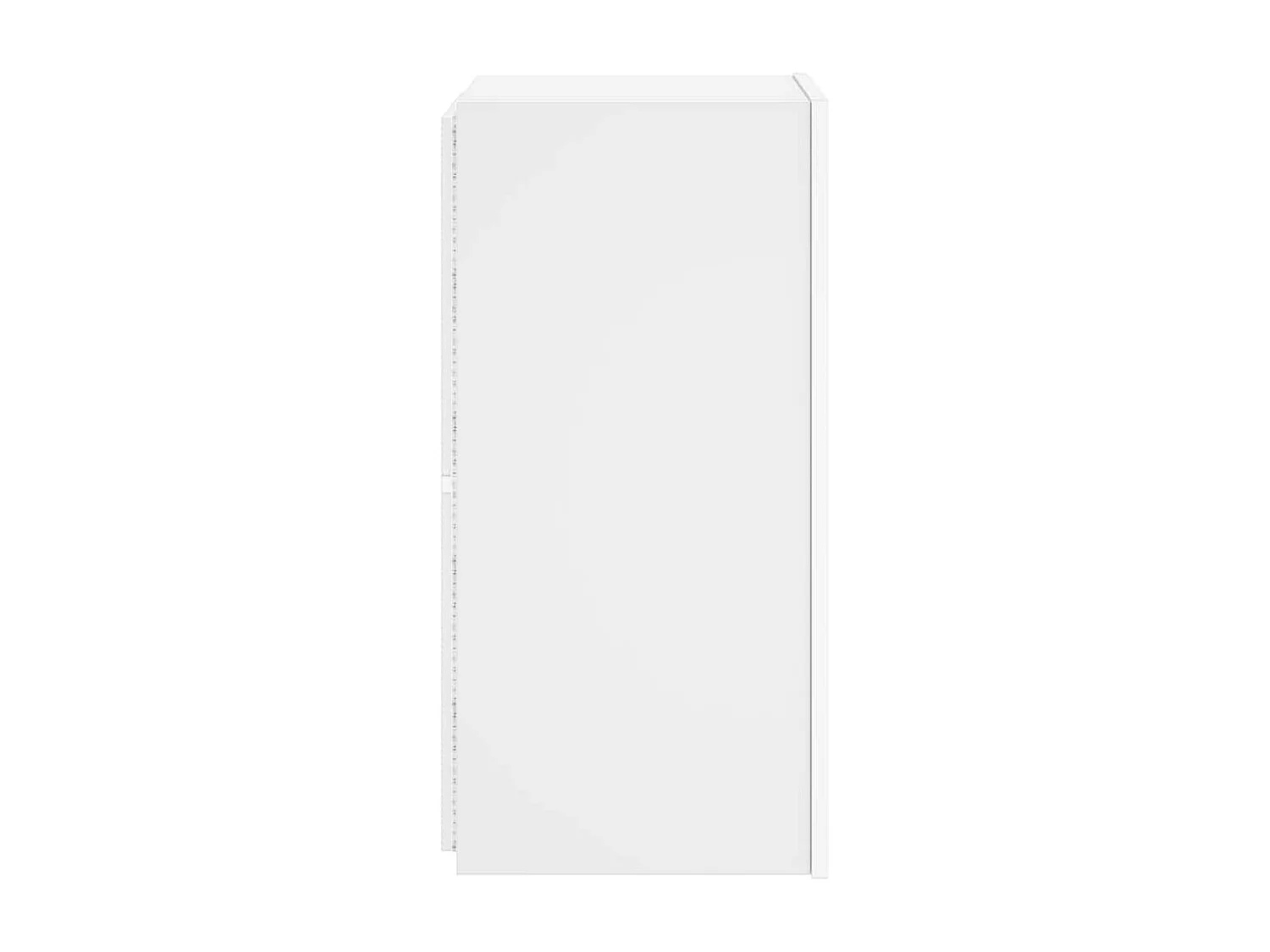 Berkfield TV Wall Cabinet with LED Lights White 30.5x35x70 cm