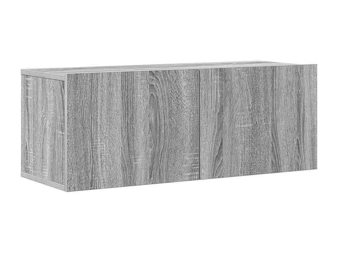 Berkfield 4 Piece TV Cabinet Set Grey Sonoma Engineered Wood