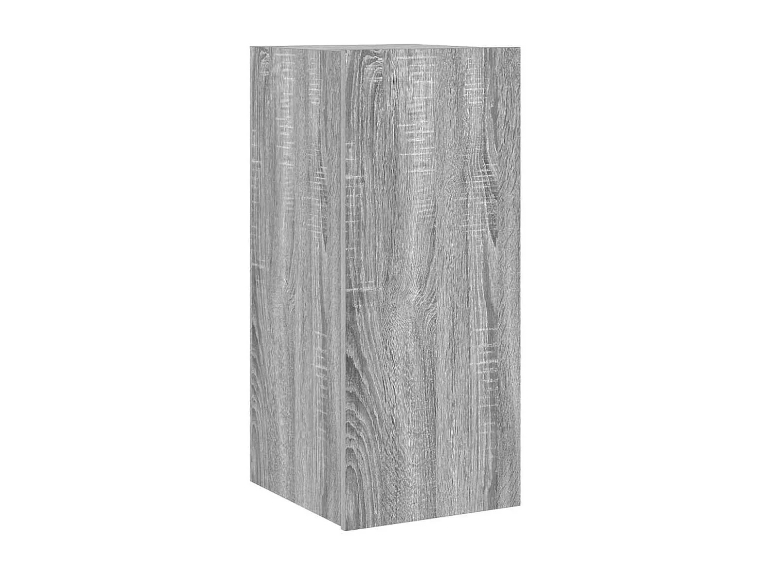 Berkfield TV Wall Cabinet with LED Lights Grey Sonoma 30.5x35x70 cm