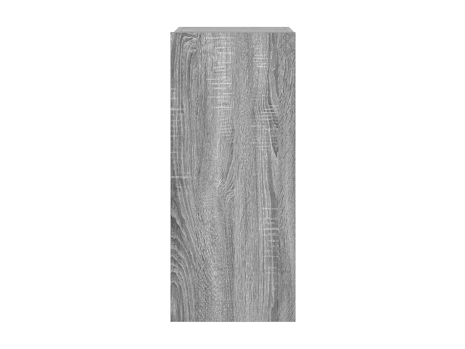 Berkfield TV Wall Cabinet with LED Lights Grey Sonoma 30.5x35x70 cm