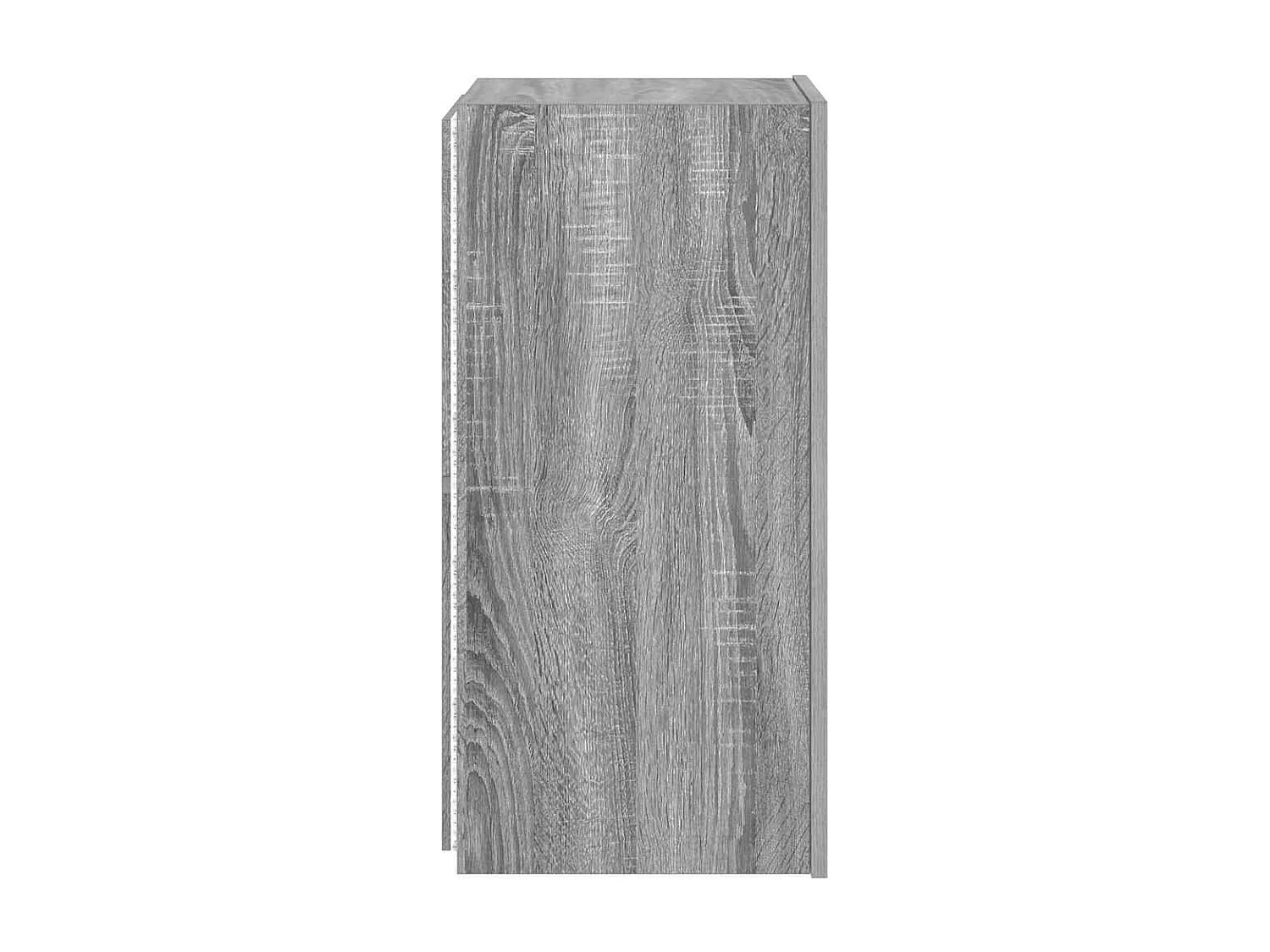Berkfield TV Wall Cabinet with LED Lights Grey Sonoma 30.5x35x70 cm