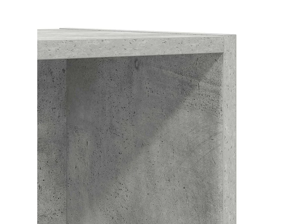 Berkfield Wall-mounted TV Cabinet Concrete Grey 37x37x142.5 cm Engineered Wood