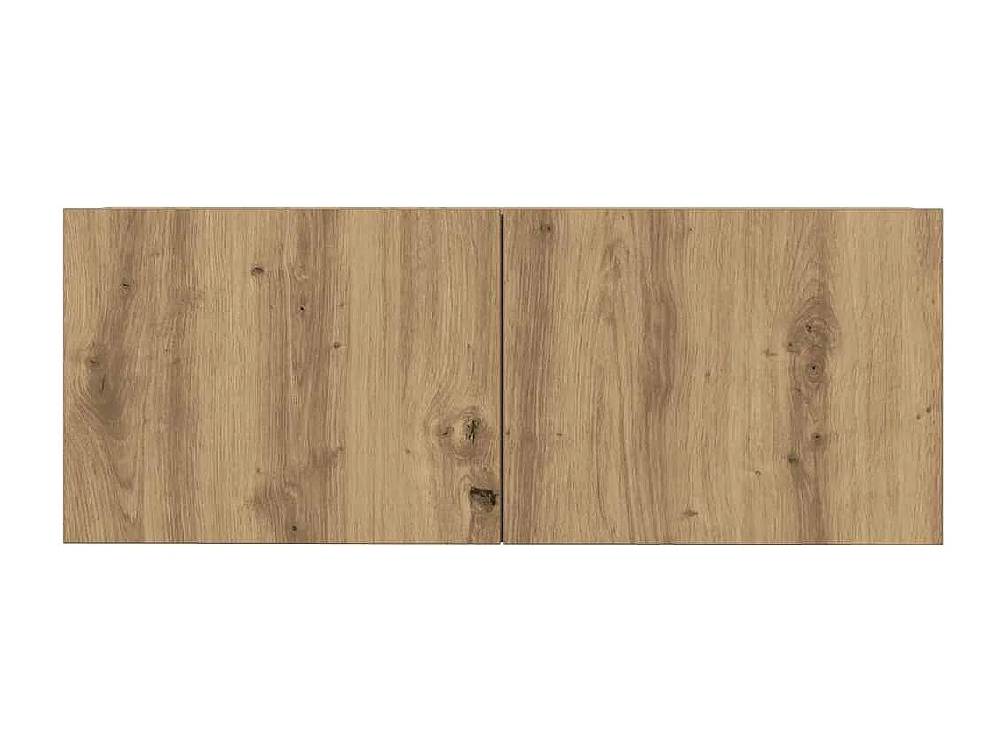 Berkfield 5 Piece TV Cabinet Set Wall-mounted Artisan Oak Engineered Wood