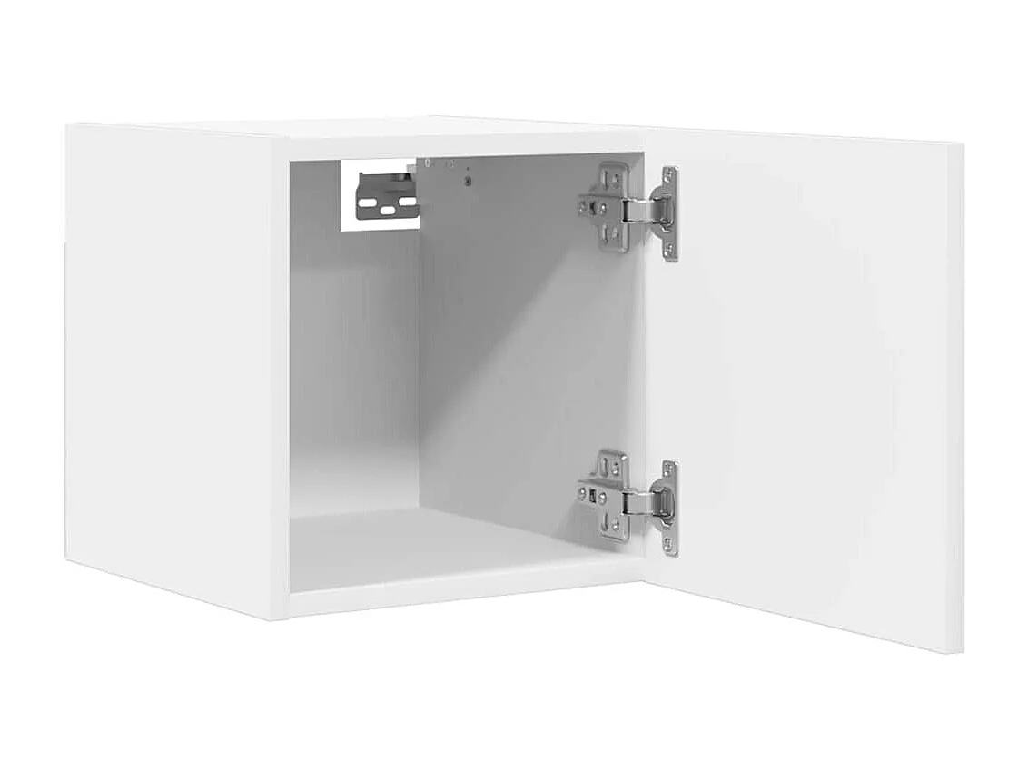 Berkfield Wall Mounted TV Cabinets 4 pcs White 30.5x30x30 cm