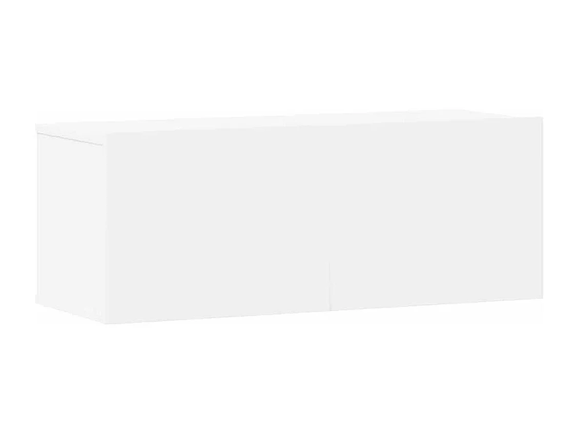 Berkfield 3 Piece TV Cabinet Set White Engineered Wood