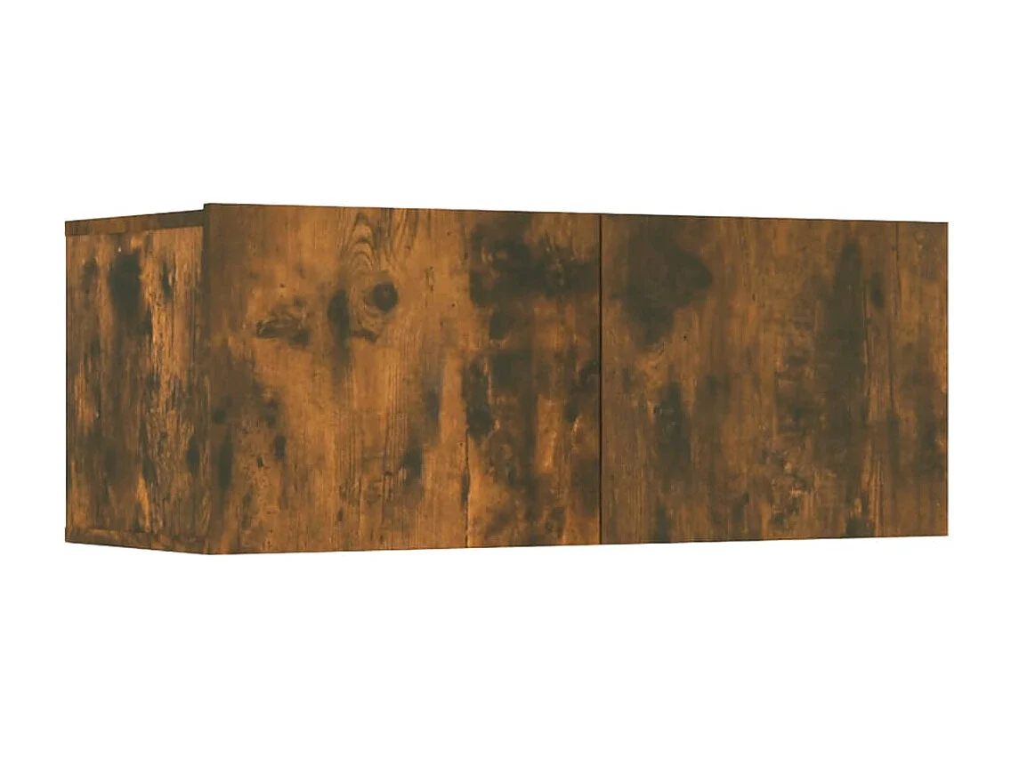 Berkfield TV Cabinets 4 pcs Smoked Oak 80x30x30 cm Engineered Wood