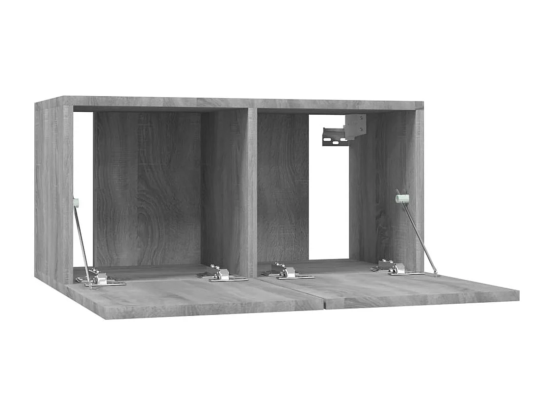 Berkfield Hanging TV Cabinet Grey Sonoma 60x30x30 cm Engineered Wood