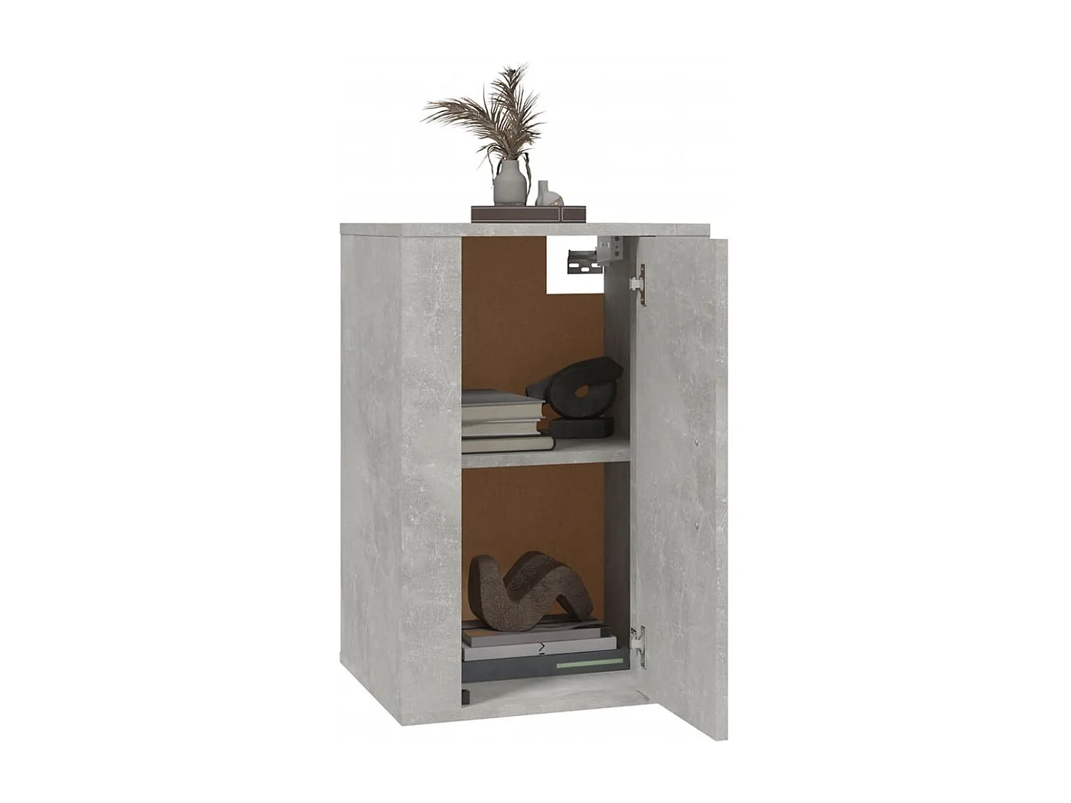 Berkfield Wall Mounted TV Cabinet Concrete Grey 40x34.5x60 cm