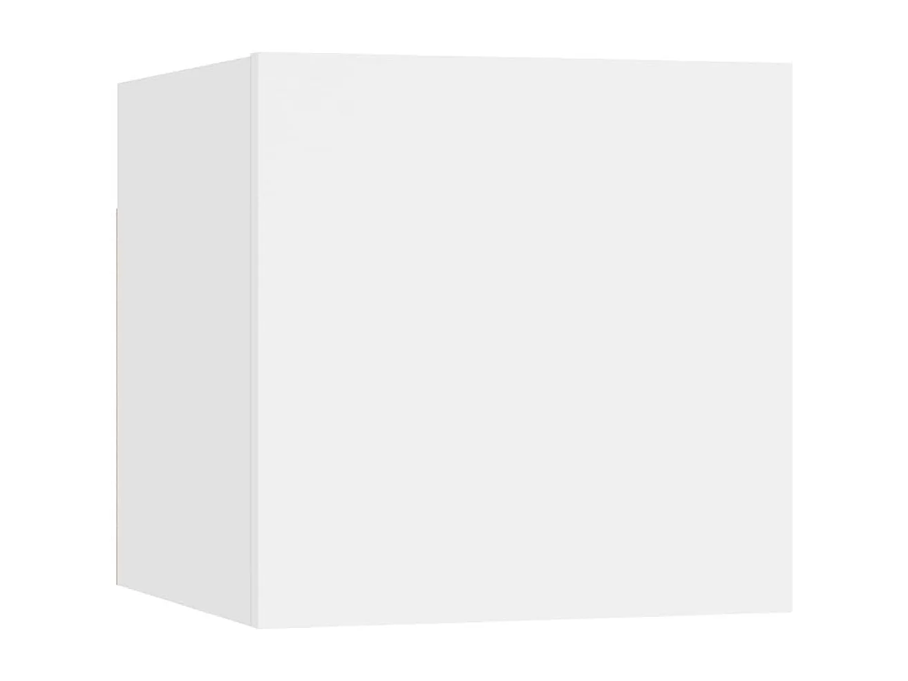 Berkfield 6 Piece TV Cabinet Set White Engineered Wood