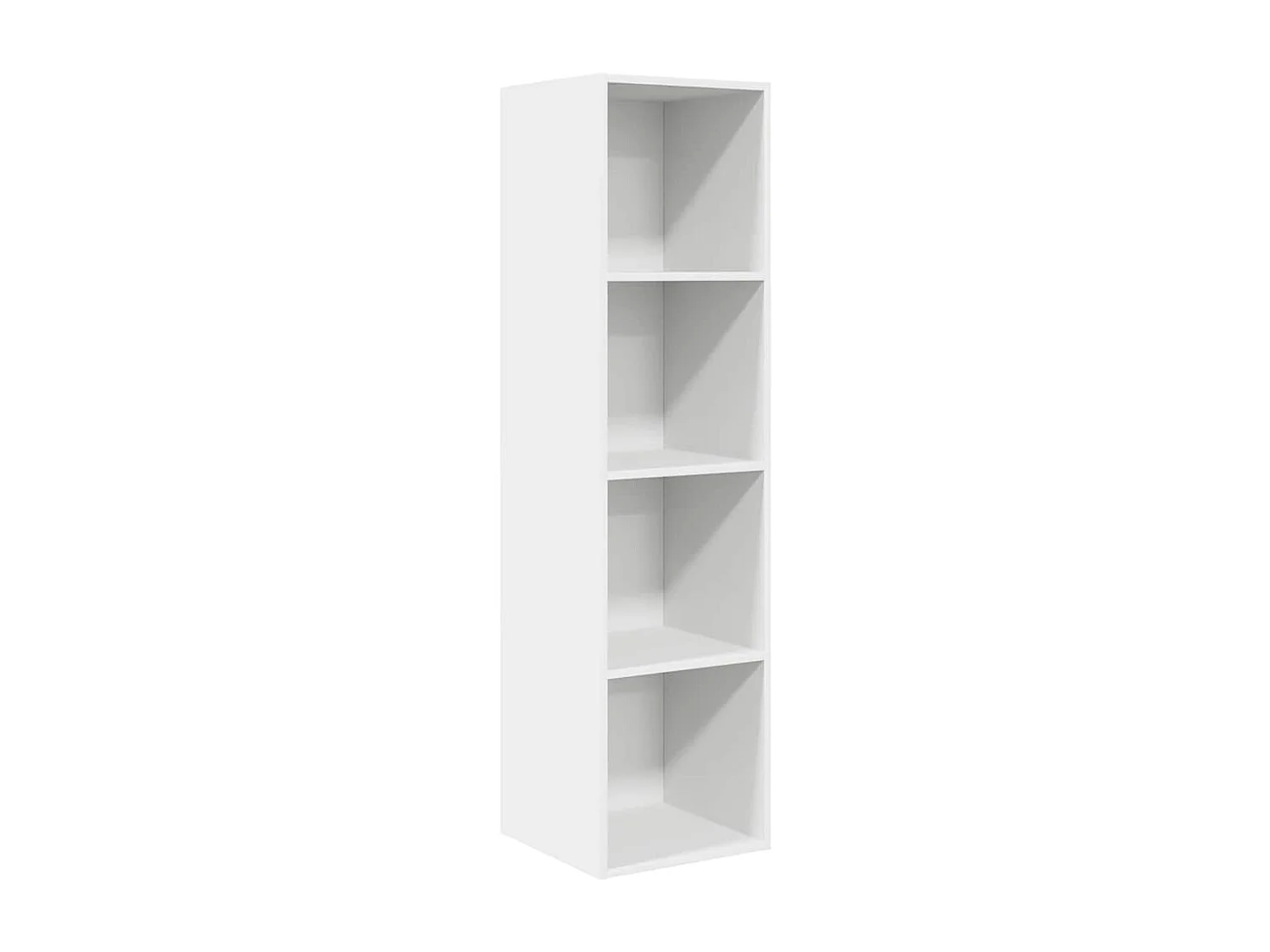 Berkfield Wall-mounted TV Cabinet White 37x37x142.5 cm Engineered Wood