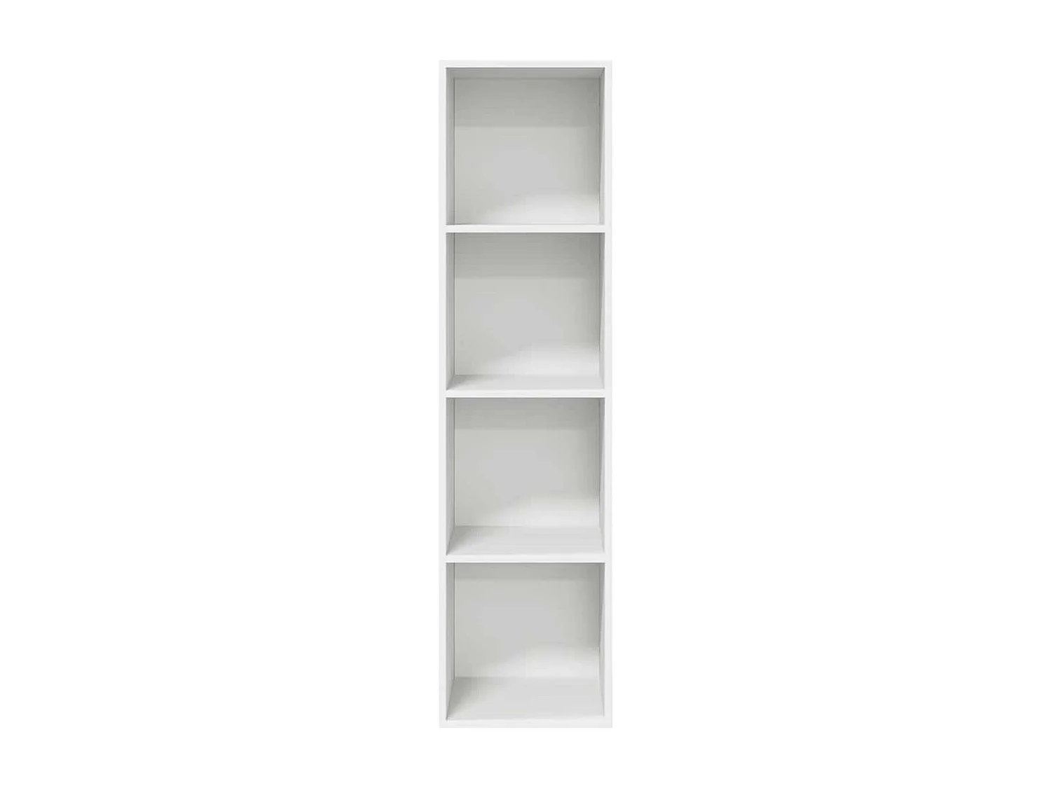 Berkfield Wall-mounted TV Cabinet White 37x37x142.5 cm Engineered Wood