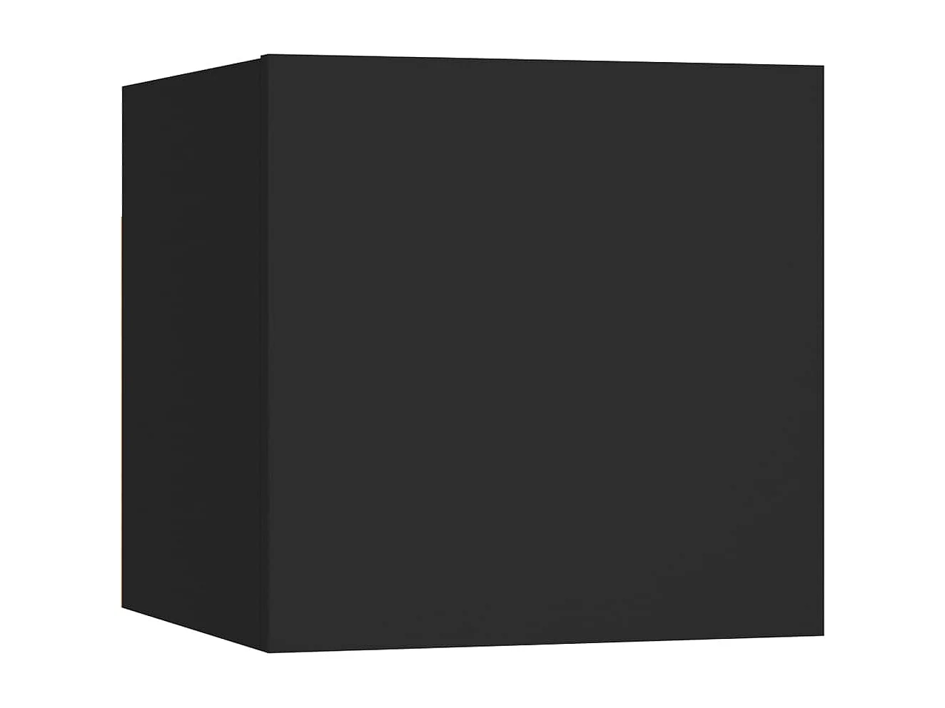Berkfield 6 Piece TV Cabinet Set Black Engineered Wood
