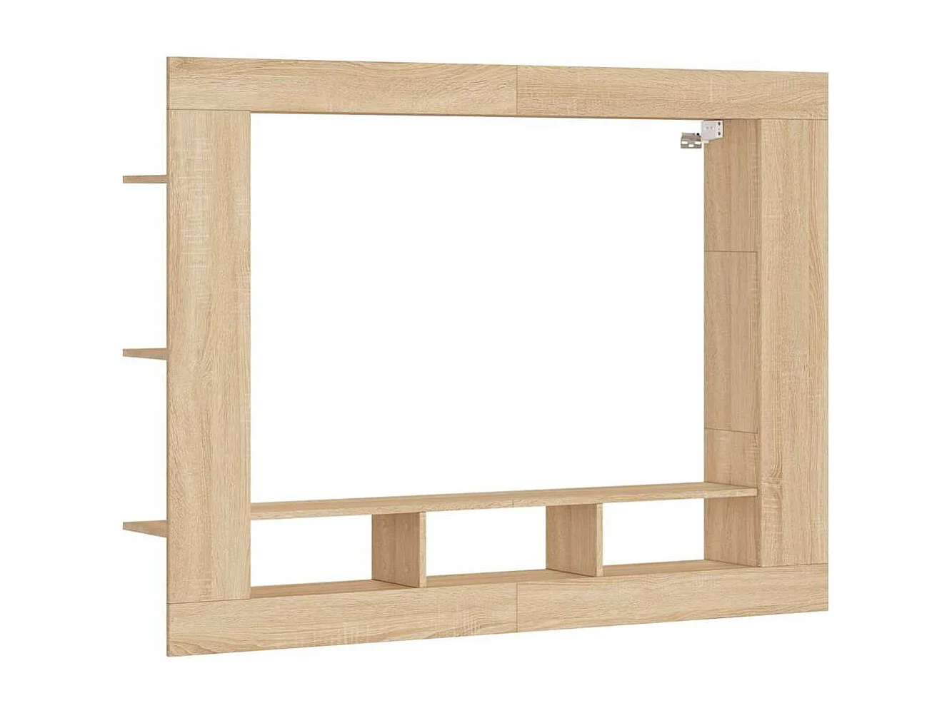 Berkfield TV Cabinet Sonoma Oak 152x22x113 cm Engineered Wood