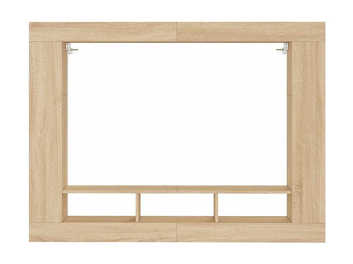Berkfield TV Cabinet Sonoma Oak 152x22x113 cm Engineered Wood