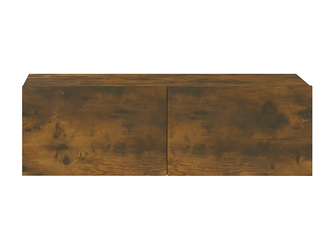Berkfield 5 Piece TV Cabinet Set Smoked Oak Engineered Wood