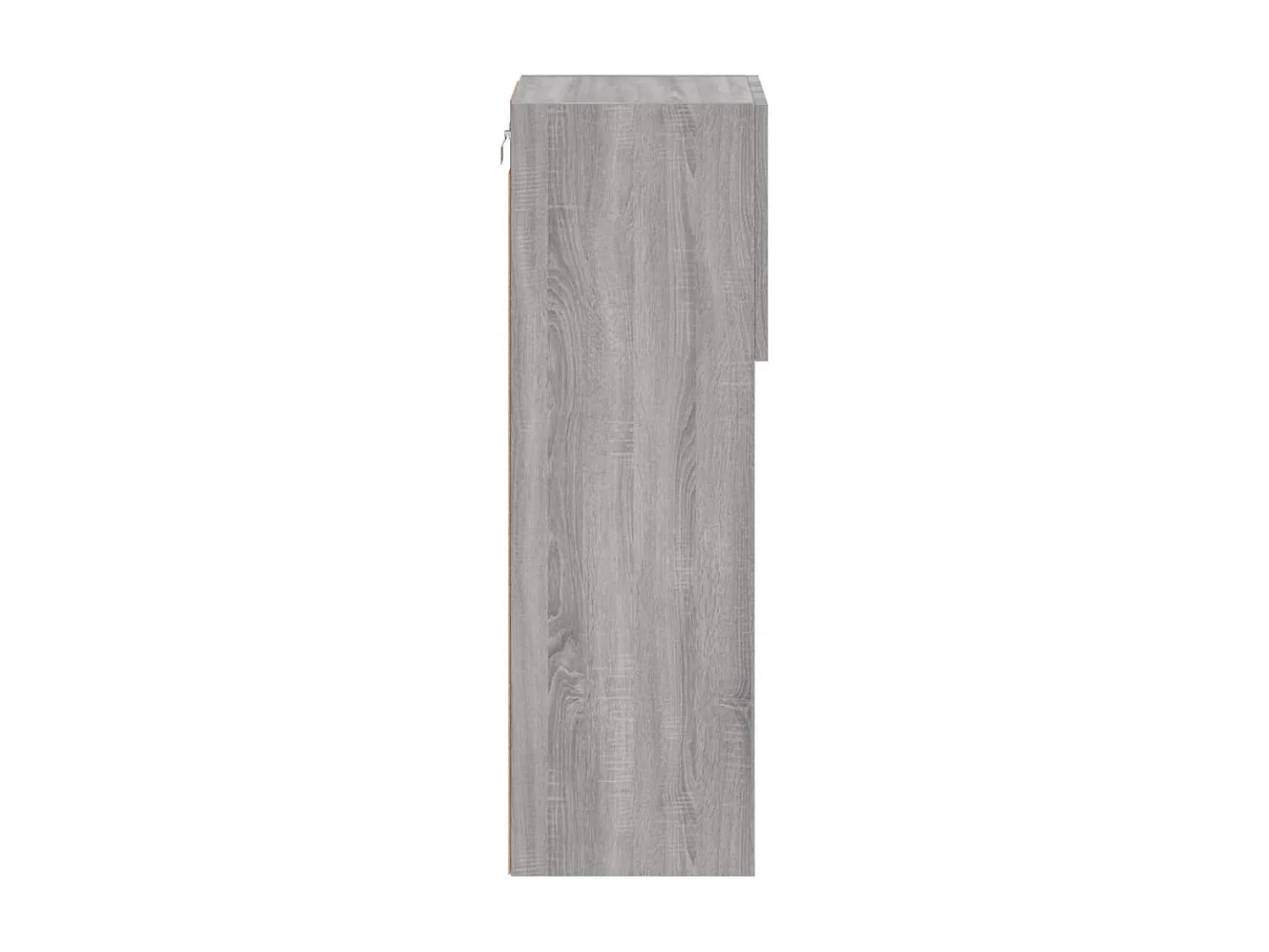Berkfield TV Cabinet with LED Lights Grey Sonoma 30.5x30x90 cm