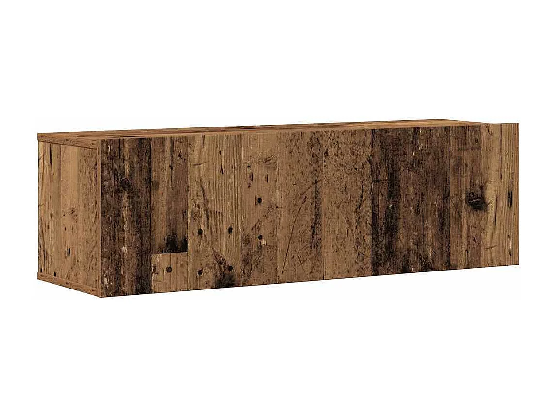 Berkfield 6 Piece TV Cabinet Set Wall-mounted Old Wood Engineered Wood