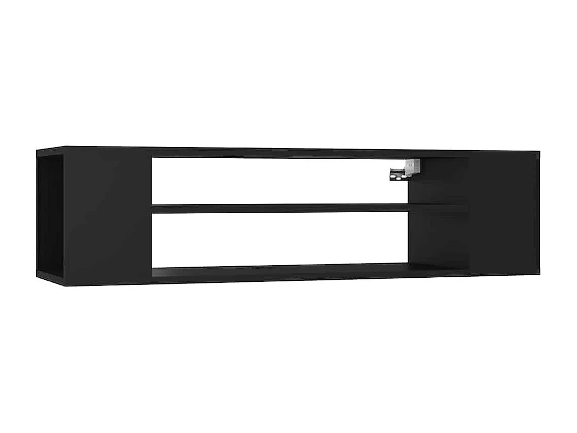 Berkfield Hanging TV Cabinet Black 100x30x26.5 cm Engineered Wood