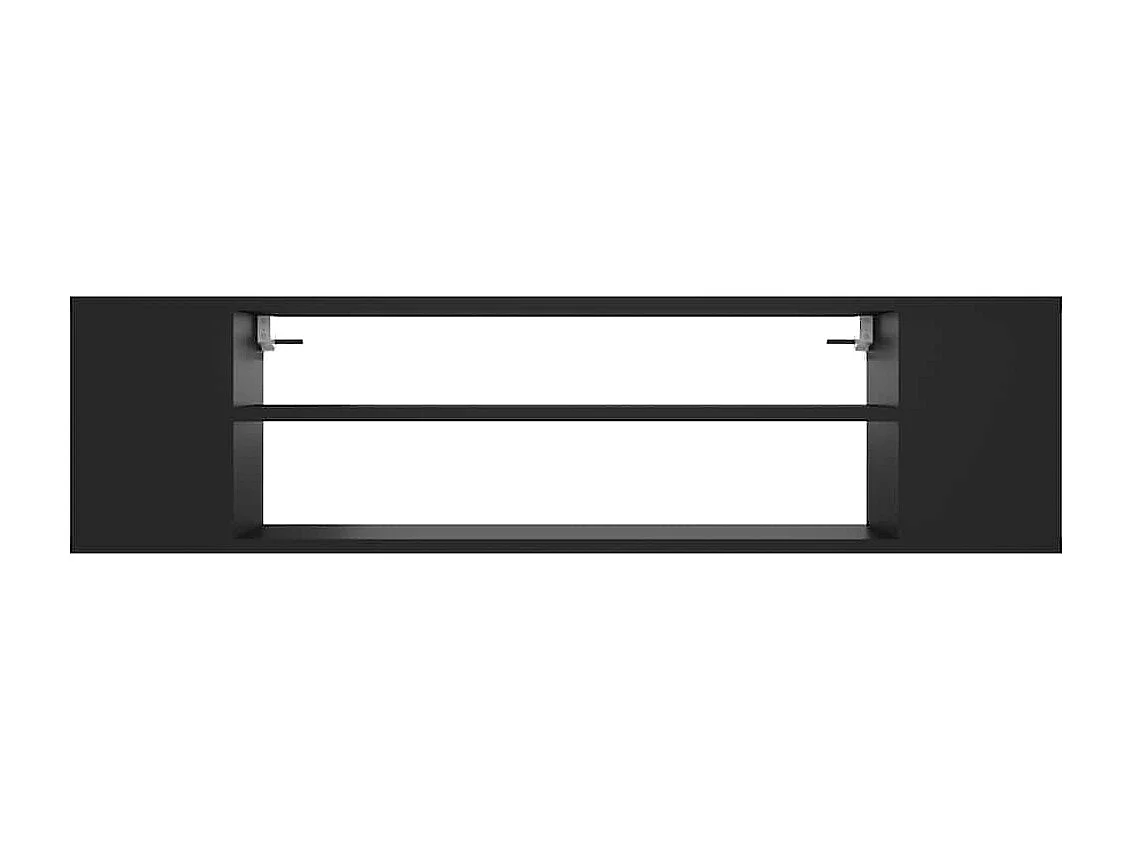 Berkfield Hanging TV Cabinet Black 100x30x26.5 cm Engineered Wood